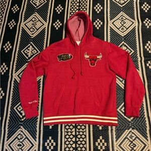 NBA Chicago Bulls 96 finals Mitchell and Ness hoodie awesome size L